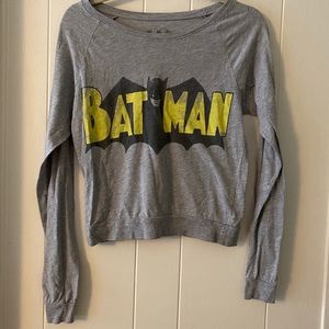Batman cut off sweater top